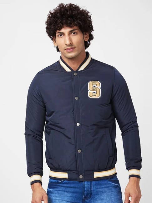 Navy Blue Bomber Jacket – Dragon Hill Lifestyle