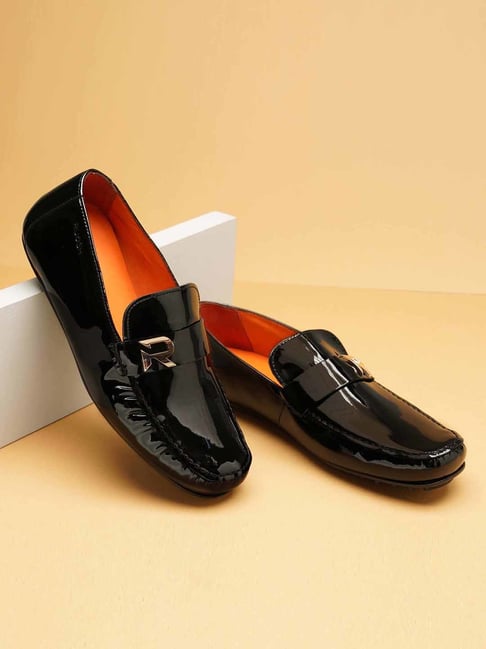 Ruosh Men's Black Casual Loafers-picture-17