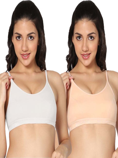 Peach Sports Bras