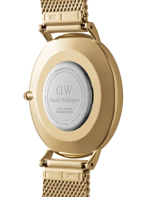 Daniel Wellington Classic Men Black Round Dial Analog Watch DW00100631K