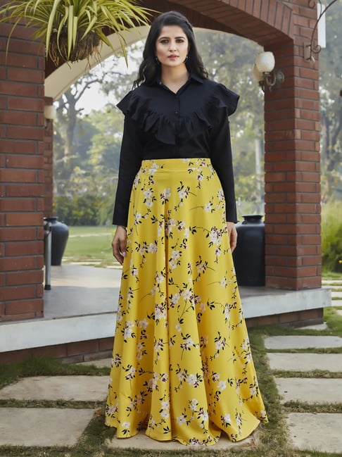 Full yellow outlet skirt