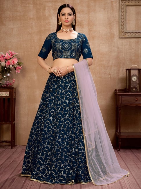 Sabyasachi Royal Blue and Pink Designer Lehenga Choli With Embroidery Work/wedding  Lehenga/party Wear Lehenga/occasion Wear/wedding Wear - Etsy