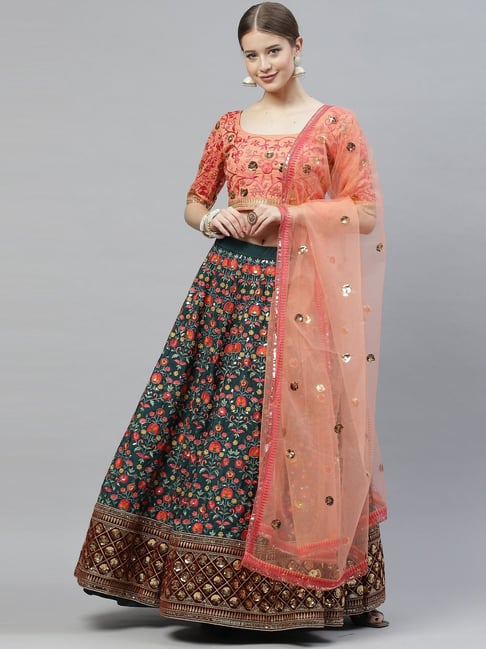 Bandhani printed gaji silk dupatta For Lehenga Online | Laxmi Style