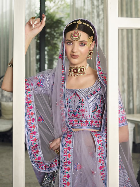 Grey Lehenga Choli | Grey lehenga, Lehenga choli, Lehenga