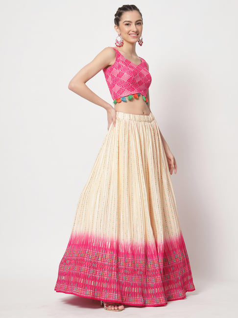 Buy Designer Sarees, Salwar Kameez, Kurtis & Tunic and Lehenga Choli.Gorgeous  Light Pink Lehenga Choli