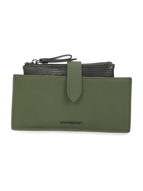 Van Heusen Green Wallet for Women-picture-24