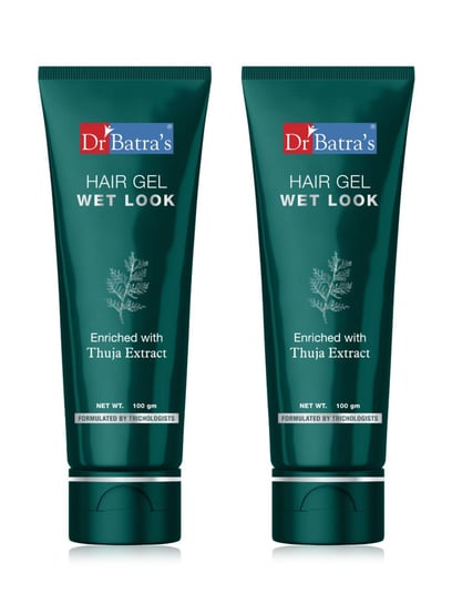 Buy Dr. Batra's Hair Gel Wet Look Pack of 4 - 400 ml Online At Best Price @  Tata CLiQ