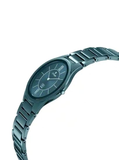 Titan edge sale ceramic watch blue