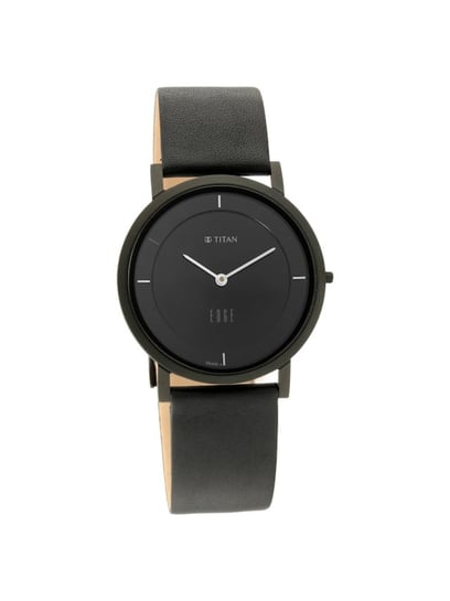 Titan mens leather deals strap watches