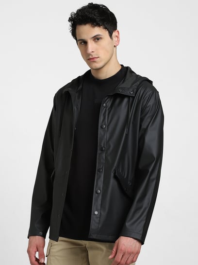Buy Jack & Jones Black Regular Fit Wind Cheater for Men's Online