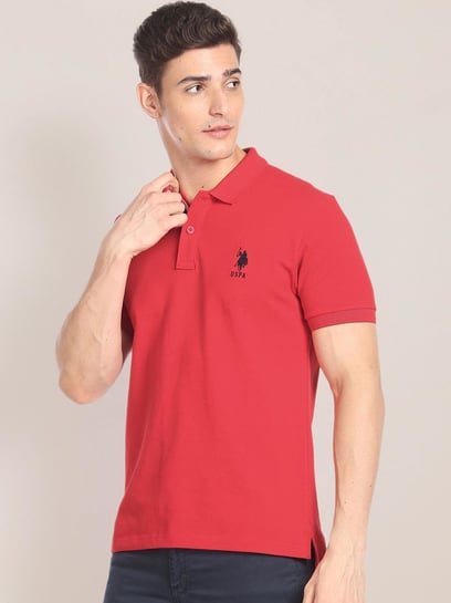 Us polo t outlet shirt red