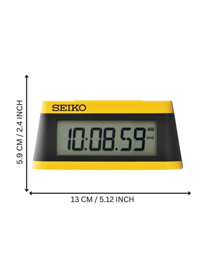 Seiko digital desk clock hot sale