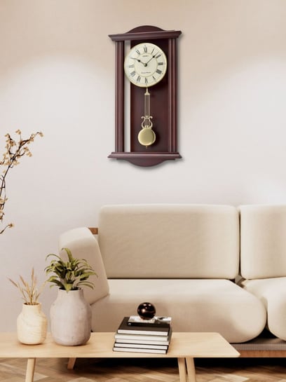 Buy SEIKO pendulum multicolor wood wall clock at Best Price @ Tata