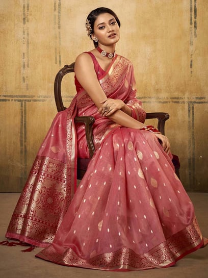 Pothys - Alluring. Awesome. Appealing. This pink saree is... | Facebook