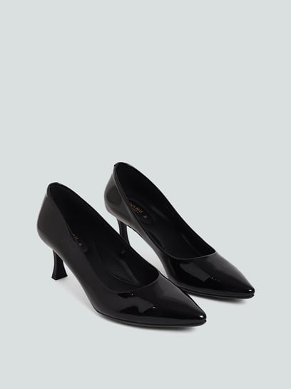 Buy online Black Patent Kitten Heels from heels for Women by Catwalk for  ₹599 at 73% off | 2024 Limeroad.com