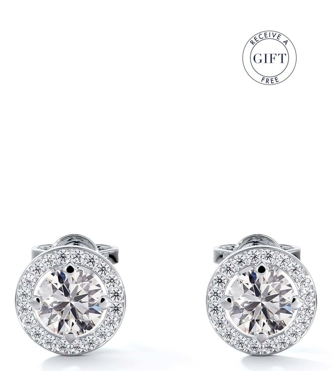 Portfolio by De Beers Forevermark™ Honeycomb Diamond Studs