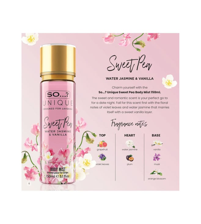 Sweet pea 2024 fragrance mist