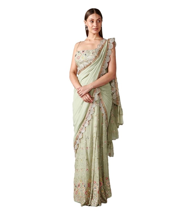 Dhoti Saree Online | Pre stitched Dhoti Saree | Pant Style Saree | Plazo Saree  Online | Sharara Saree : u/freshlookfashioncom