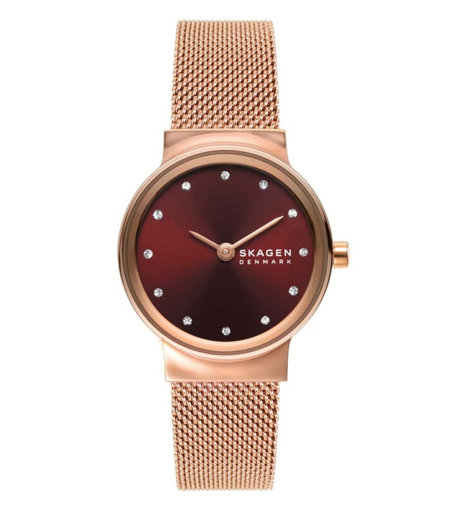 Freja Lille Rose Gold-Tone Steel Mesh Watch SKW2665 - Skagen