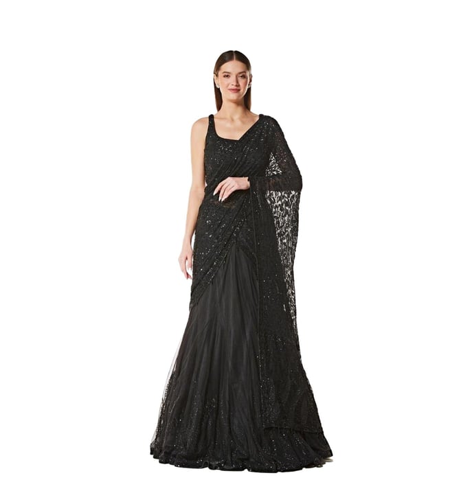 Wholesale Salwar Kameez, Saree, Gown, Lehenga Choli Online - Black Velvet  Sitara Lehenga Te-1249 ☑️Fabric details ⏹️Blouse :- Heavy velvet with  Sequins Work ( Unstitched ) ⏹️Lehenga :- Semi stitched With 3+