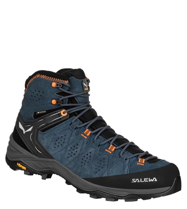 Salewa ALP TRAINER 2 GTX - Hiking shoes - dark denim/black/blue 