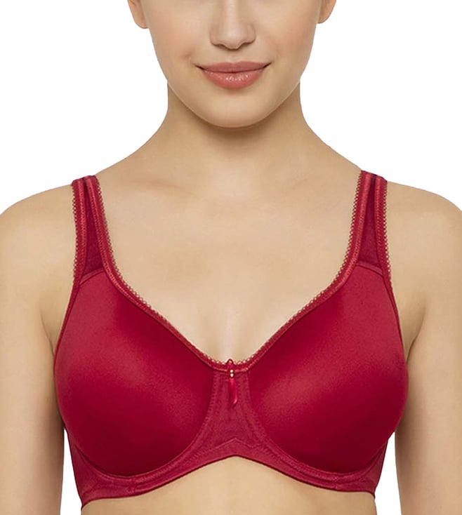 Buy Wacoal Basic Beauty Everyday Comfort Spacer Cup Bra - Red for Women  Online @ Tata CLiQ Luxury