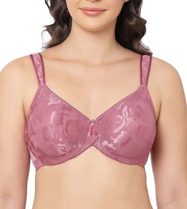 Buy Wacoal Awareness Non Full Support Plus Size Bra - Pink for Women Online  @ Tata CLiQ Luxury