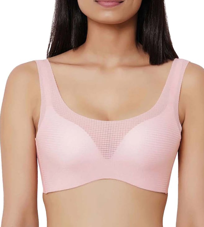 Buy Wacoal Aura Padded Medium Coverage T-Shirt Bra - Pink for Women Online  @ Tata CLiQ Luxury