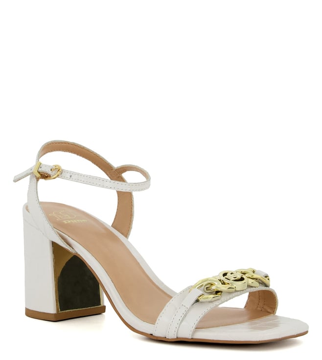Buy Gold Heeled Sandals for Women by V WALK Online | Ajio.com
