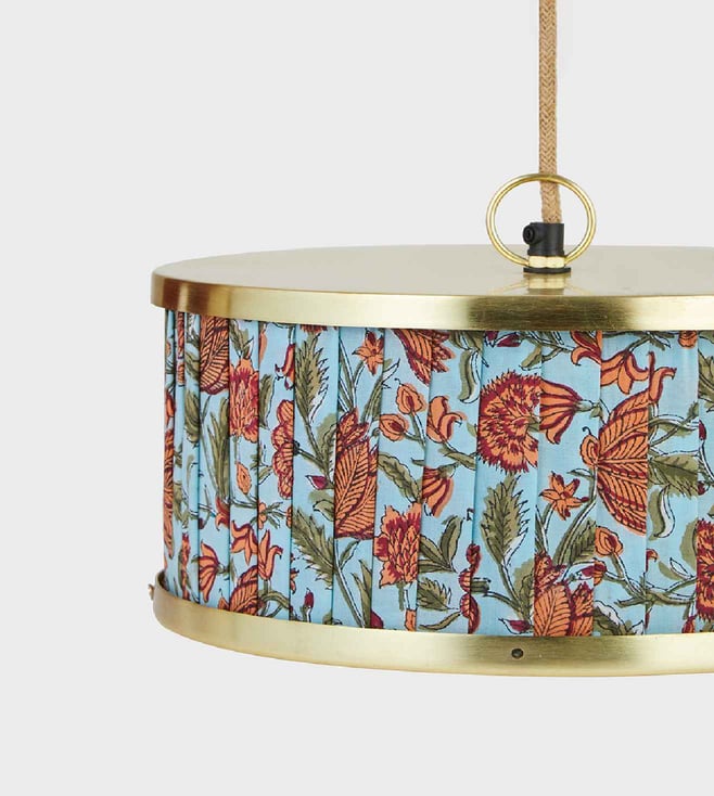 Buy Fabindia Blue Advika Pendant Lamp Online Tata CLiQ Luxury