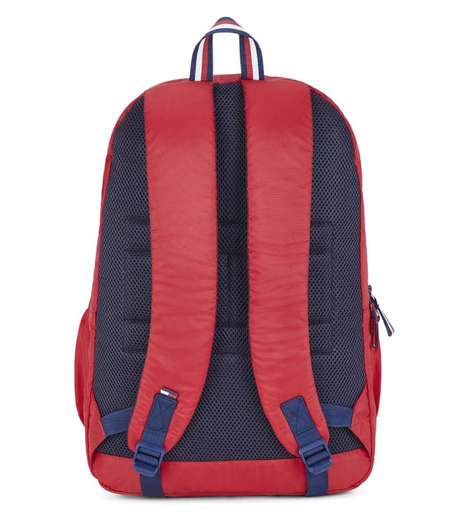 Buy Tommy Hilfiger Red Blaise Medium Laptop Backpack for Women Online ...