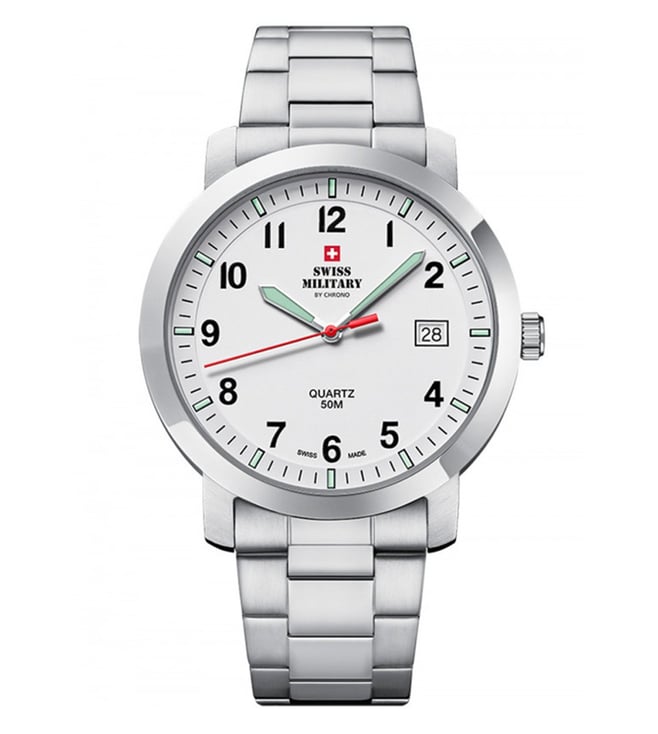 Swiss military quartz discount 50m