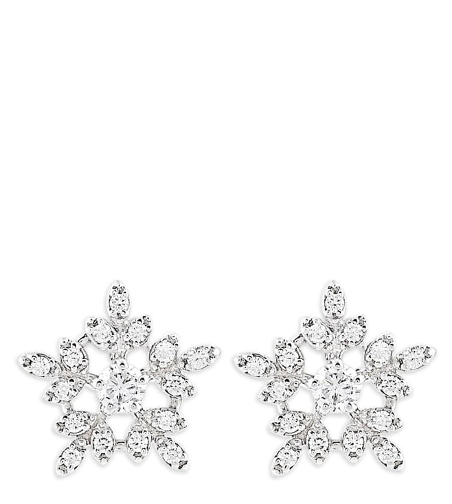 rose-gold-snowflake-earrings | Otis Jaxon Jewellery