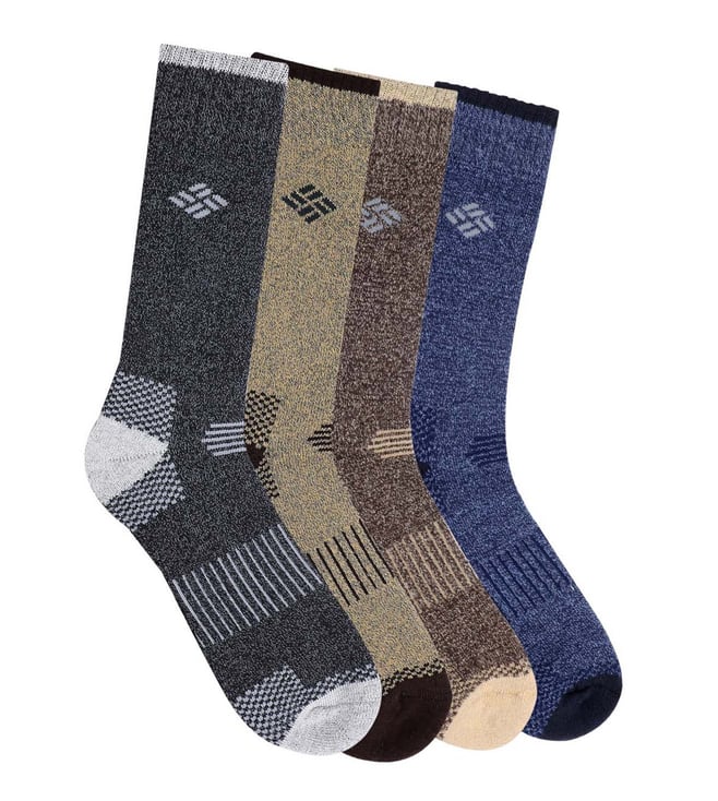 Columbia Multicolor Socks Pair of 4 One Size