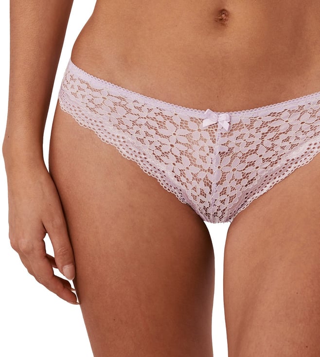 Buy la Vie en Rose Cotton And Lace Trim Cheeky Panty for Women Online @  Tata CLiQ Luxury