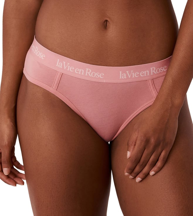 Buy la Vie en Rose Cotton and Lace Band Cheeky Panty for Women Online @  Tata CLiQ Luxury