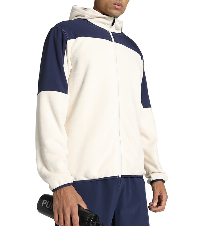 Buy Puma Alpine Snow & Navy Regular Fit Sports Jacket for Men Online @ Tata CLiQ Luxury