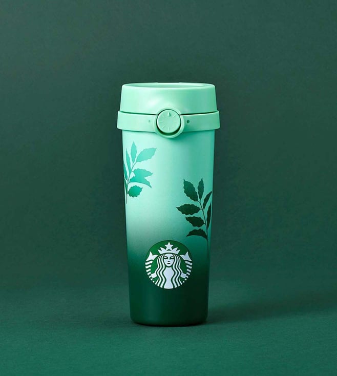 Starbucks Branded Cups 1000 Carton Clear Green Polypropylene