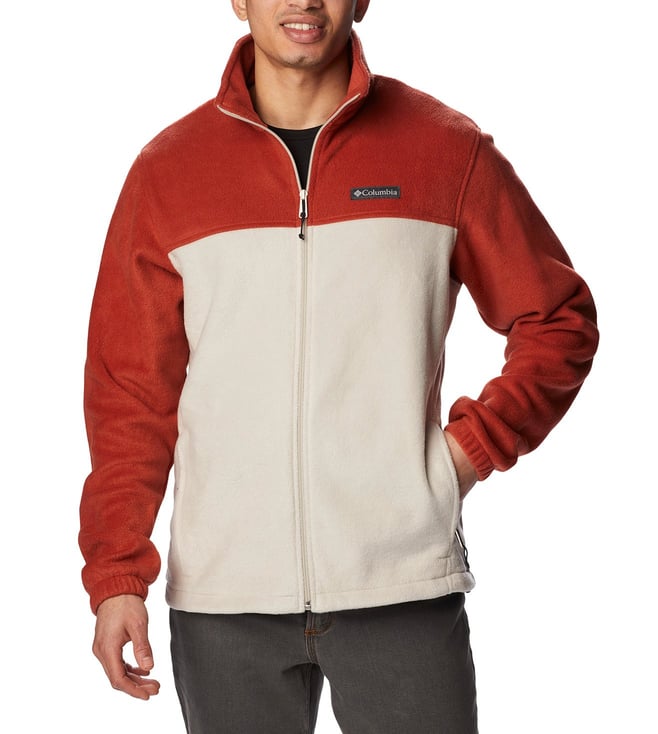 Columbia Mens Orange Steens Mountain Full Zip 2 Fleece Jacket