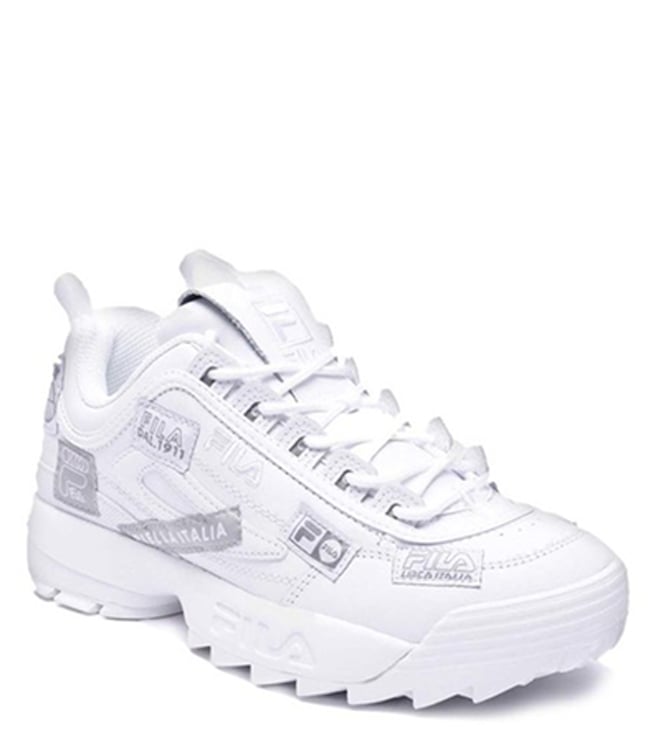 FILA Women s Disruptor Ii 110yr Collection Chalk White Sneakers