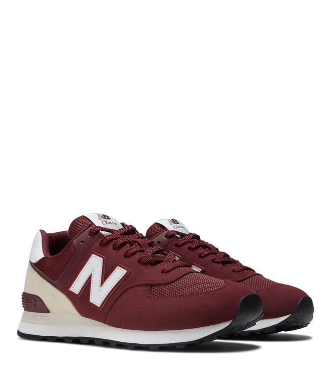 Mens burgundy cheap new balance trainers