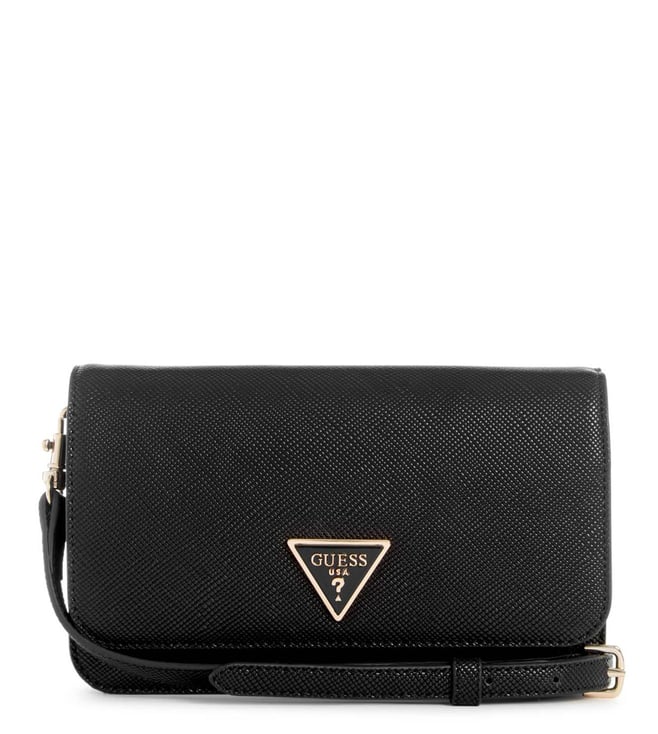 Buy Guess Black NOELLE Medium Cross Body Bag for Women Online @ Tata ...