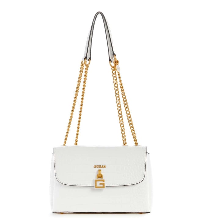 Buy White Small Logo Handheld Sling Bag - Accessorize India