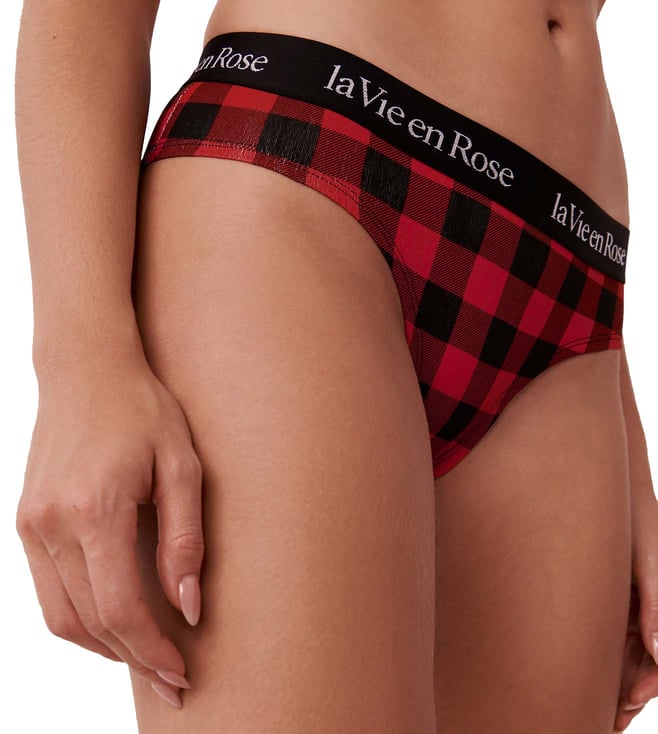 Buy la Vie en Rose Cotton And Logo Elastic Band Bikini Panty for