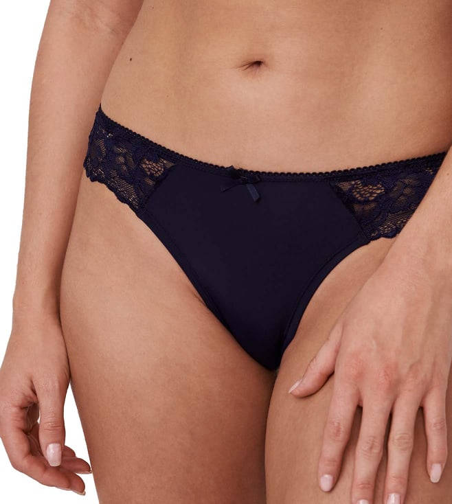 Buy la Vie en Rose Microfiber And Lace Bikini Panty for Women