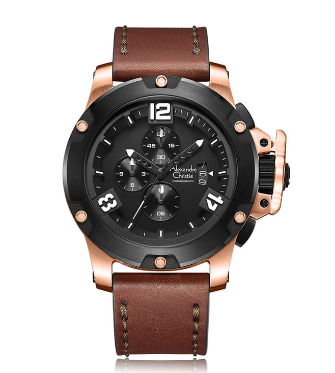 Buy Alexandre Christie 6295MCLBRBA MCL Chronograph Watch for Men