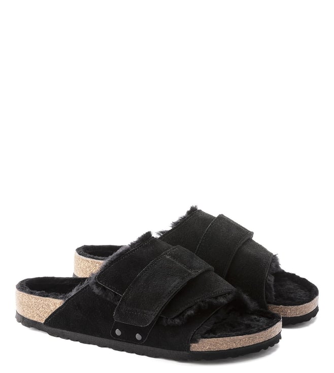 Birkenstock best sale black fur