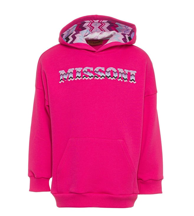 {New} Missoni Kids All Over Logo offers Hoodie Sweatshirt