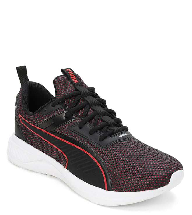 Puma black outlet shoes mens pink