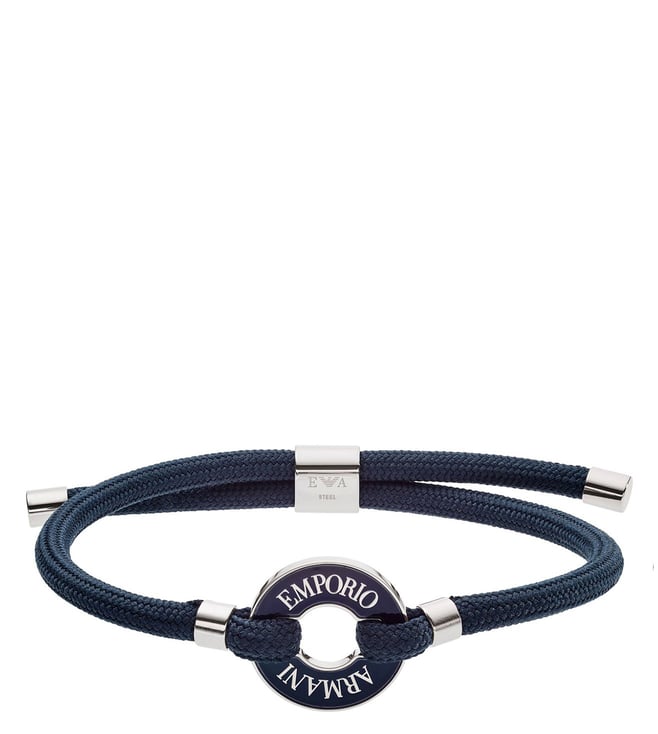 Stainless Steel Id Bracelet by Emporio Armani Men at ORCHARD MILE